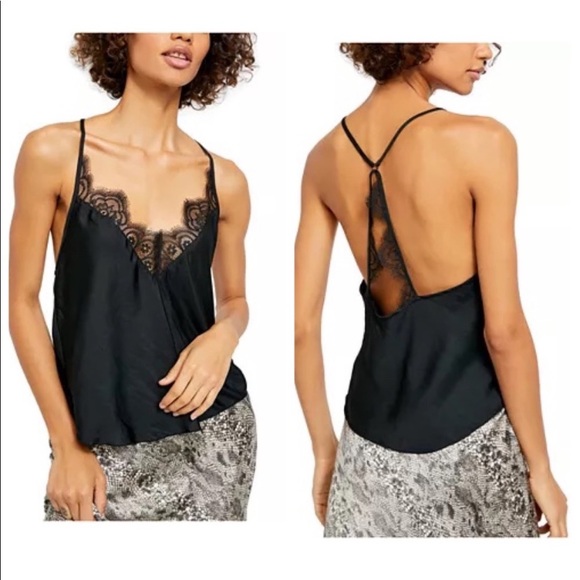 Free People Tops - FREE PEOPLE Starlight Cami In Black Lace Camisole